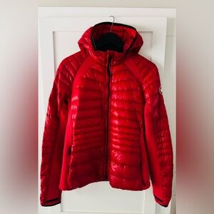 Women’s Canada Goose(Red) Hybridge Lite Hoodie Sz Med